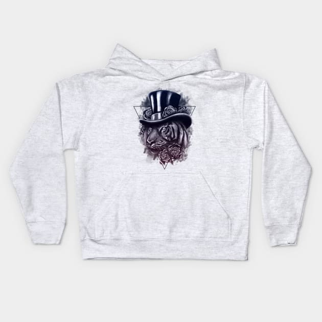 The Prestige Tiger Kids Hoodie by opawapo